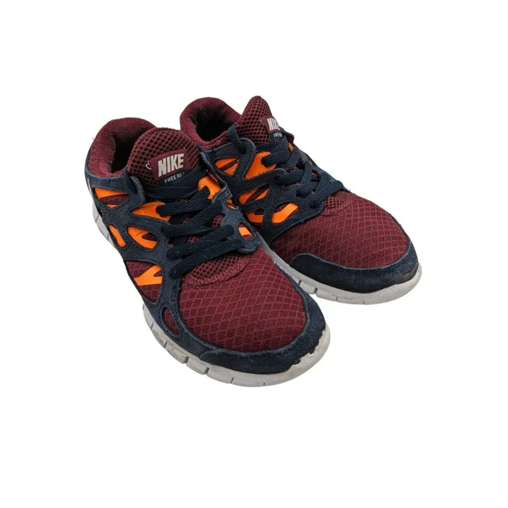 Nike Free Run 2 Burgundy  Women’s 8.5 - DM8915-600 Athletic Running Shoes
